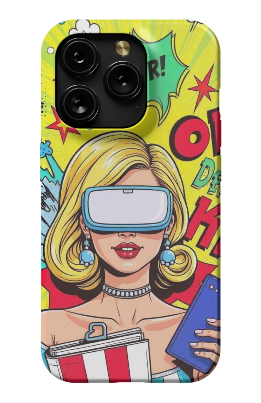 Pop Art Lady With VR Headset